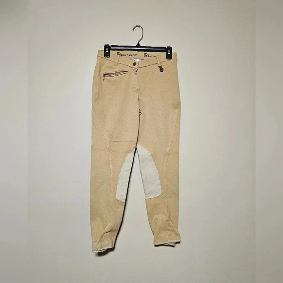 Vequi Comfort Breeches Pants Size 28 Beige Tan Equestrian Horse Riding Adult - Picture 1 of 7